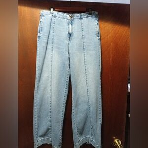 Kenzie The Kaya Size 12/31 Wide Leg High Rise Medium Wash